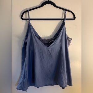 Free people tank with lace insert